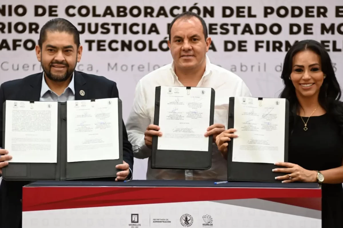 Los trámites con firma electrónica serán aún mejor para Morelos