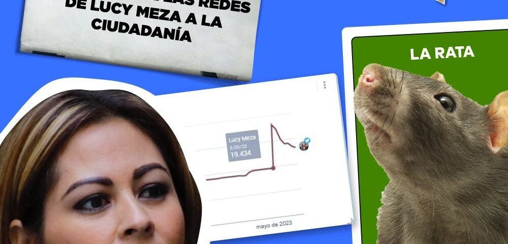 engaño de las redes de la senadora Lucy Meza, a la ciudadanía