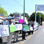 Ejidatarios se levantan en protesta frente al SICT en Morelos